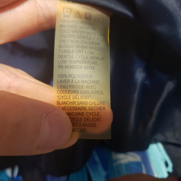 Blue and black floral blazer - Picture 4 of 5